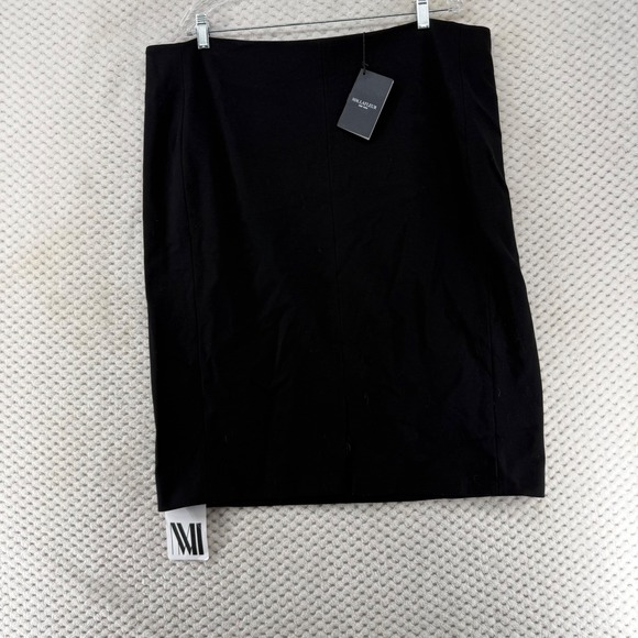 MM LaFleur New York Greenpoint Black Pencil Skirt Career Office Wear Plus 3X - Picture 1 of 7